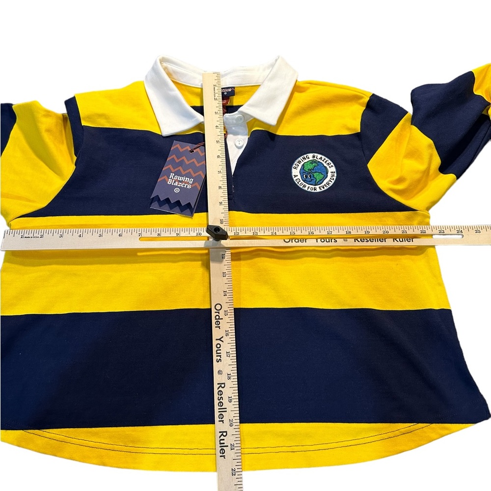 Rowing Blazers Target rugby type/style long sleeved shirt‎ vibrant colors! - Picture 4 of 12